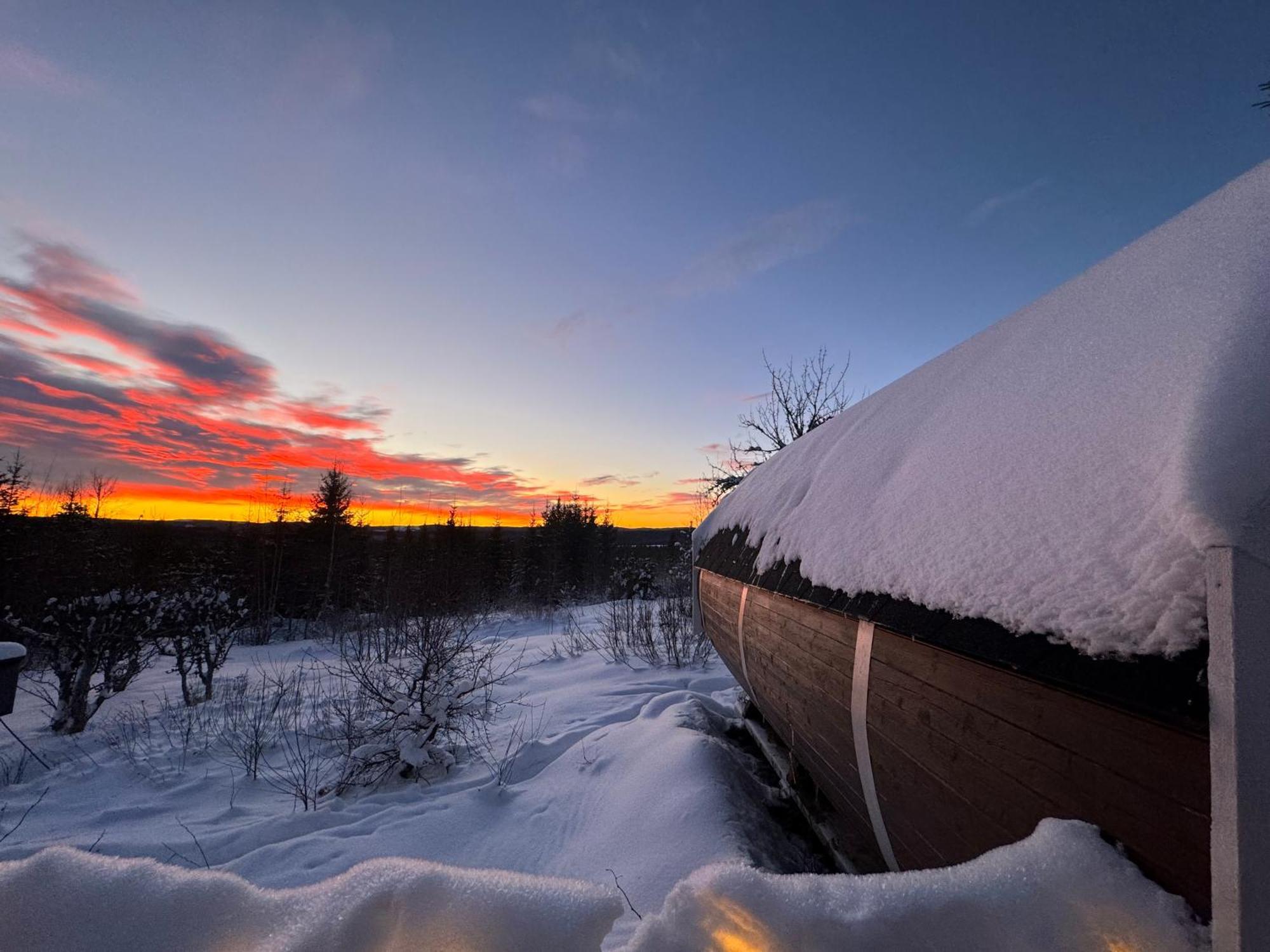 Cozy Forest Cabin With Amazing Mountain View Торсби Екстериор снимка